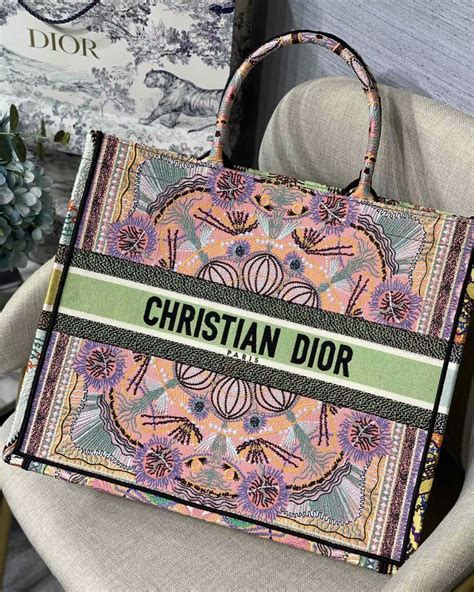 christian dior mini tote bag pink|christian dior tote bag colorful.